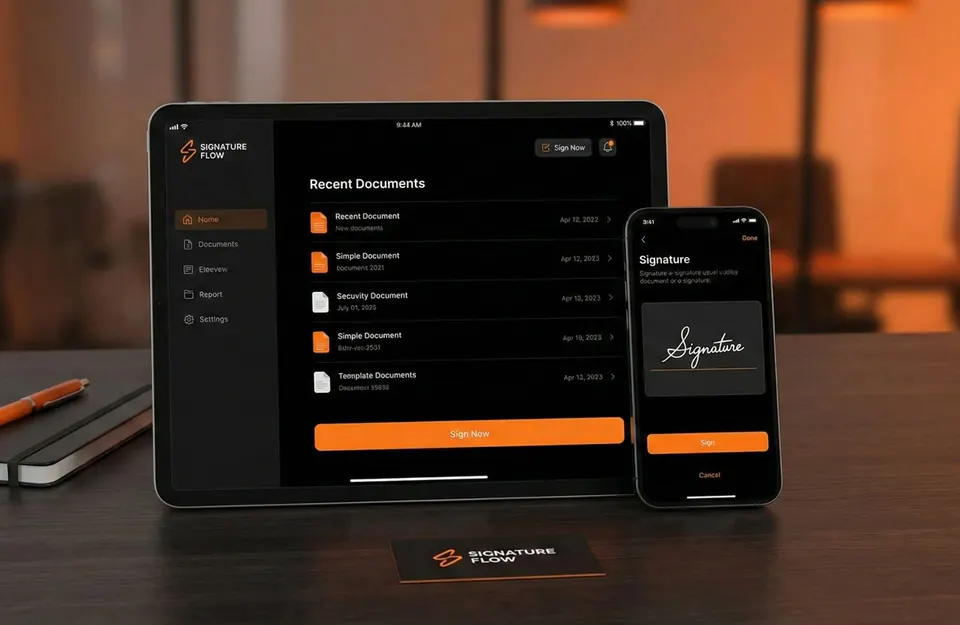 Document e-Signing Application — LegalTech project preview