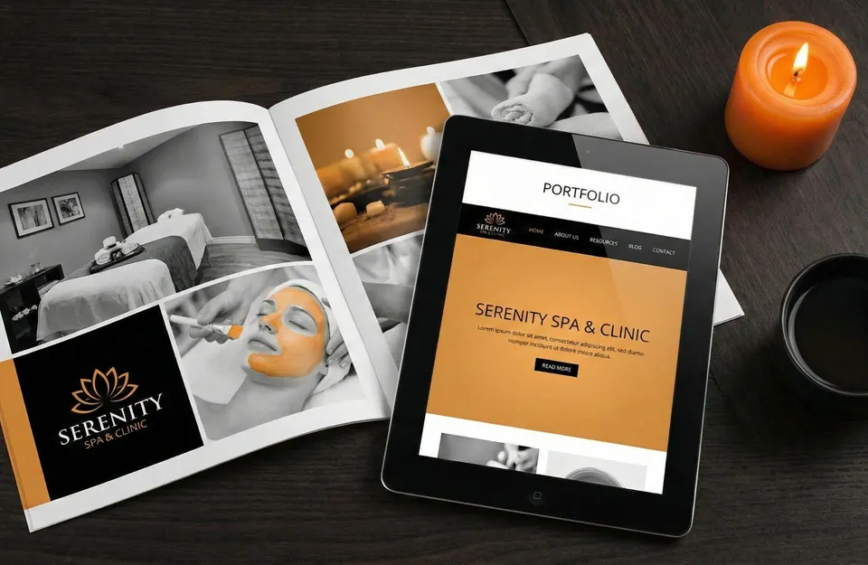 Spa & Clinic Booking System — Wellness project preview