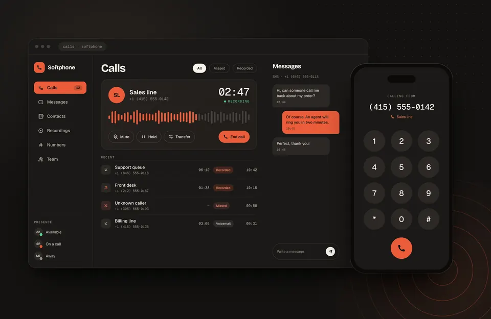 VoIP Calling & Messaging Platform — VoIP project preview